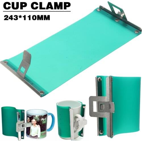 11OZ 3D Vacuum Heat Transfer Cup Clamp Sublimation Silicone Mug Wrap Rubber Cup Clamp Fixture Printing Mugs