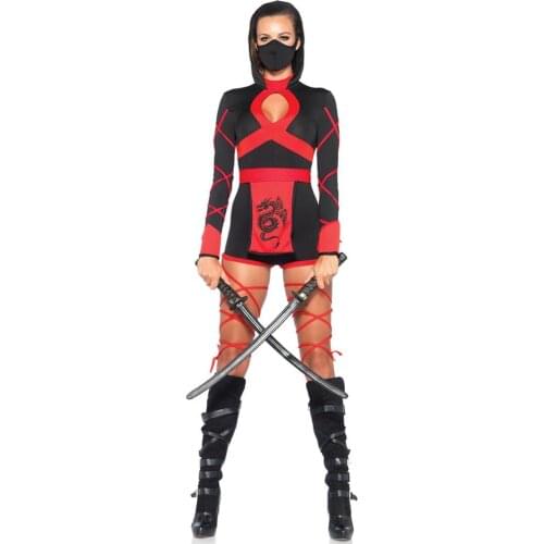 Adult Japanese Anime Ninja Assassin Game Cosplay Costume Halloween Carnival Party Warrior Ninjago Fancy Dress