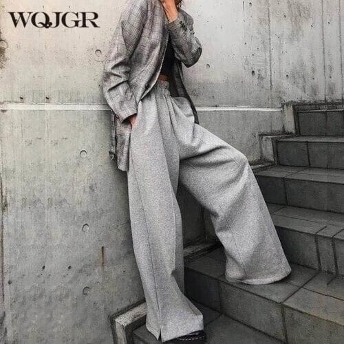 WQJGR Women's Wide Trousers