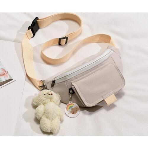 Youda Winter Unisex Chest Bag for Women Fanny Packs Female Phone Pouch Pack Panelled Diagonal Package Fashion Waist Bags