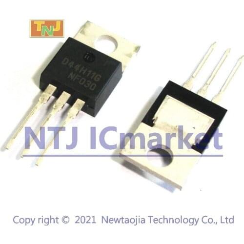 10 PCS D44H11G TO-220 D44H11 Silicon Power Transistors