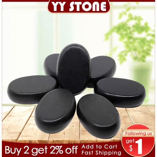 4x6cm Spa hot Stone Beauty Stones Massage Lava Natural Stone Hot Relieve Stress RELAX jade massage set toe massage