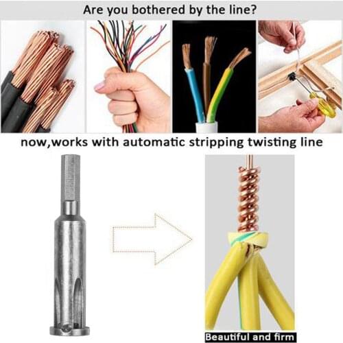 5-hole Electrical Wire Tool Wire Stripper Line Cable Device Universal Automatic Twisting Wire stripping doubling Connector