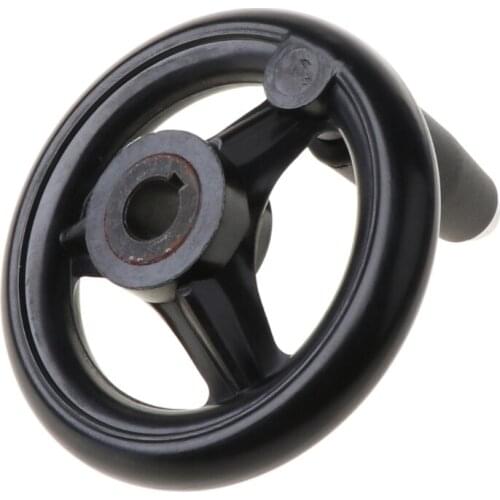 3.9" Diameter Hand Wheel w/ Revolving Handle For Milling Machine Dropship
