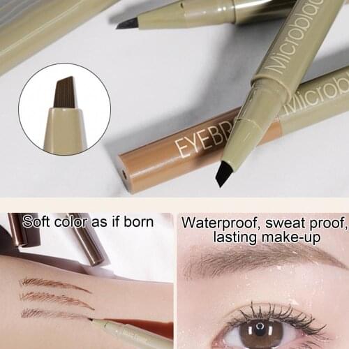 Fashion Women Waterproof Long Lasting Quick Dry Eyebrow Pen Pencil Cosmetic