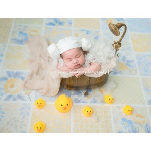 Retro Iron Bathtub Newborn Photography Props Baby Bathtub infant basket Studio Photo Shooting Accessories Photography