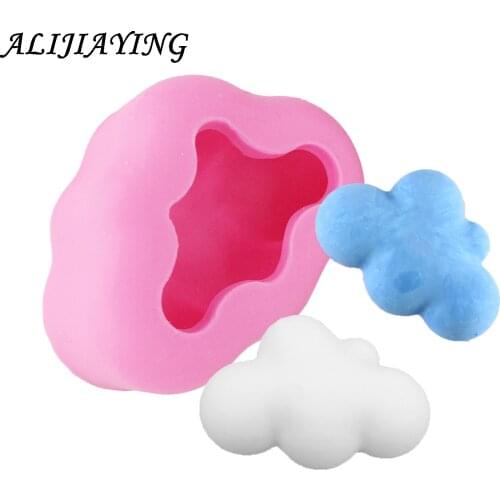 3D Clouds soap Silicone Mold Fondant Mould Cake Decorating Tools Cake Gumpaste Molds Sugarcraft Kitchen Accessories D1312