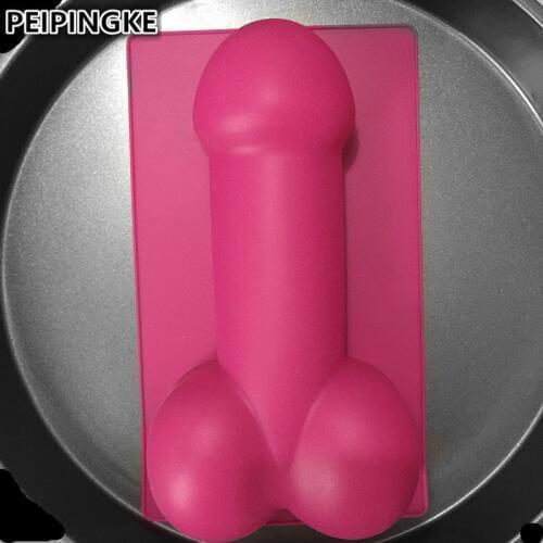 27.5 cm Penis Shaped Silicone cake mould dick Soap Mold 3D Fondant Cake Decoration Birthday cake spoof