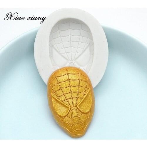 Super Hero Silicone Molds Cake Decorating Tools 3D Fondant Mold for Caking Decoration Chocolate Candy Mold Baking Tools M352