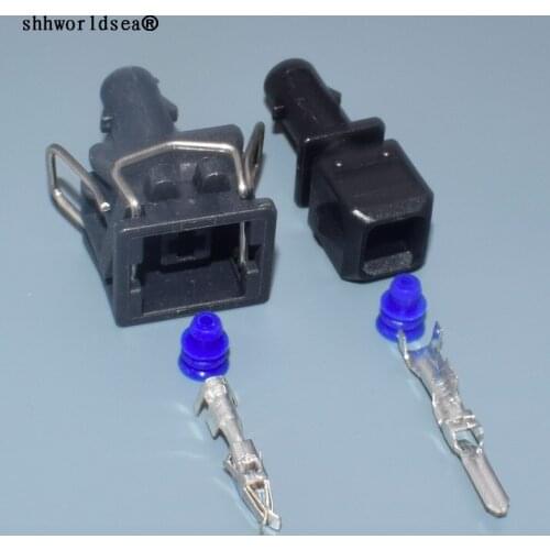 Worldgolden Auto Plug Female Male 1Pin 3.5mm Automotive Connector For VW 357972761 / 357 972 761 357972751 / 357 972 751