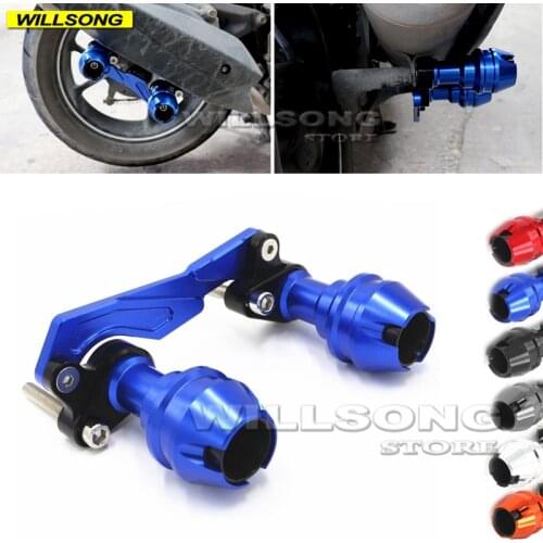 Exhaust Pipe Crash Protector Muffler Frame Slider For YAMAHA XMAX 250/300/400 NMAX155 NVX155 AREOX155 Motorcycle Accessories