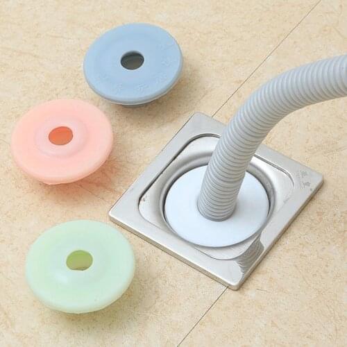 Drains Sewer Pipe Sealing Ring Deodorant Silicone Floor Drain Sealing Ring Washing Machine Pipe Sewer Sealing Plug