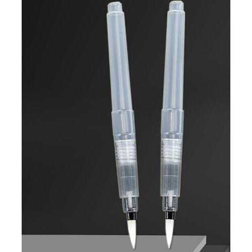 1pcs Refillable Water Brush Ink Pen for Water Color Calligraphy Drawing Painting Illustration Pen Art Supplies 10mm/11mm/16mm