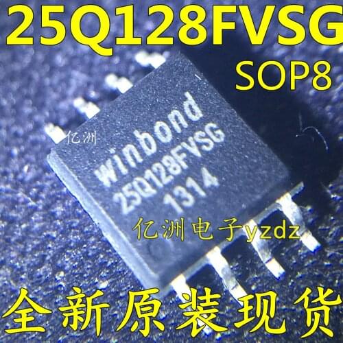 100% New&original 25Q128FVSG W25Q128FVSSIG SOP8 In stock