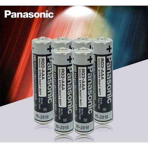 20pcs Panasonic R03 1.5V AAA Battery Alkaline Batteries No Mercury Dry Battery For Electric Toy Flashlight Clock Mouse