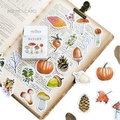 20pack/lot Kawaii Forest Story Series Squirrel pinecone Stickers Kawaii Planner Decoration Scrapbooking Sticky School Supplies