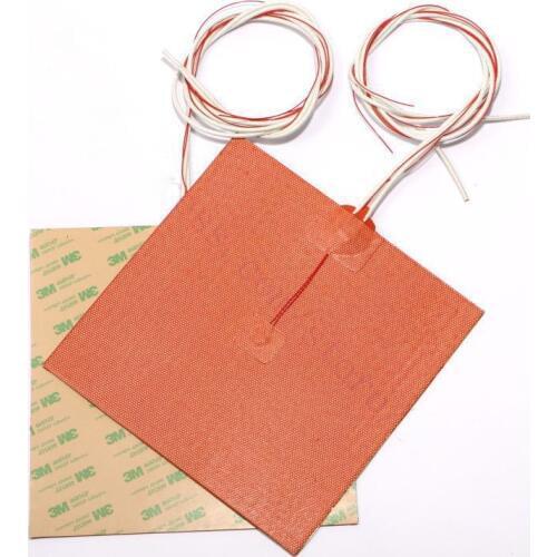 200x200mm 12V 24V Dual Power Silicone Heated Bed Flexible Silicone Heater Replaced MK3 Hot Bed for RepRap Prusa i3 3D Printer
