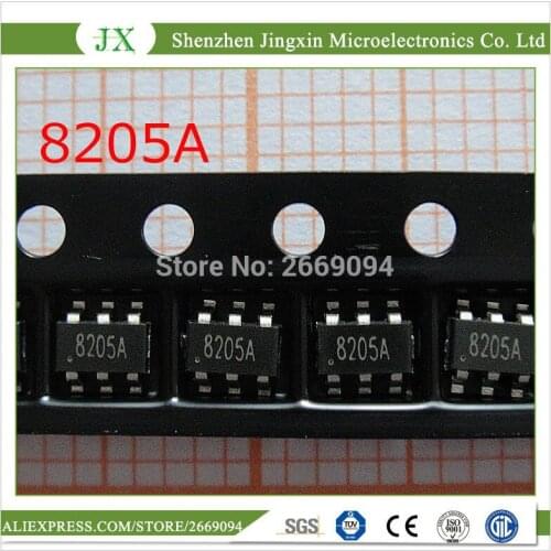 500PCS 8205 8205A CEG8205A FS8205A SOT23-6 lithium battery protection IC New spot Quality Assurance