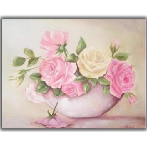 Diamond painting Cross stitch Diy craft Diamond embroidery Lilacs Needle Arts full Diamond Mosaic icon resin particles Peony