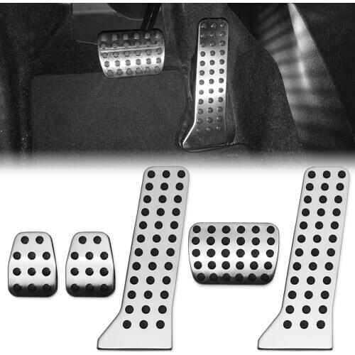 Car Accelerator Brake Clutch Pedal Footrest Pedal Plate Cover For Mazda 3 6 BM GJ CX3 CX-5 CX5 KE KF Axela ATENZA 2017 2018 2019