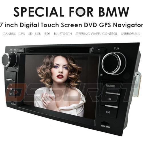 Car Radio GPS Player Stereo DVD Navigation For BMW E90/E91/E92/E93 BT 2Din 7" DAB+ SD Map DTV SWC RDS AM/FM CAM MirrorLink USB