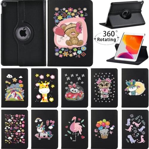 360 Degree Rotating Case for Apple Ipad Mini 4/5/ipad 2/3/4 PU Leather Tablet Cover for Ipad 5/6/7/8th 10.2" Cases