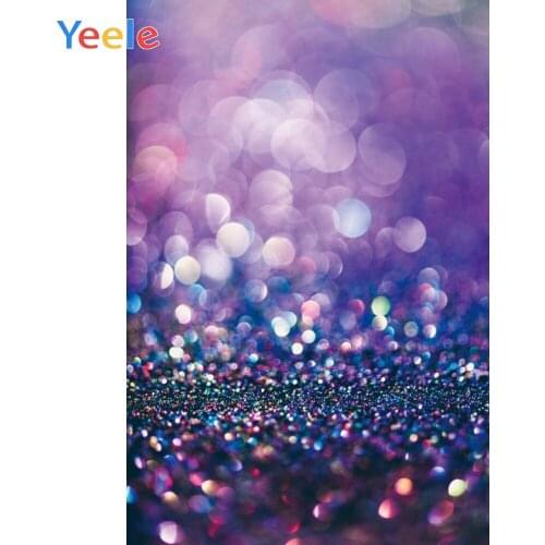 Christmas Gradient Fantasy purple Light Bokeh Glitters Night Shadow Photography Backdrops Background For Photo Studio Photophone
