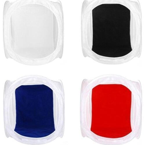 Photographic accessory 16" 40x40cm Photo Studio Shooting Tent Light Box SoftBox Kit with 4 Backdrops