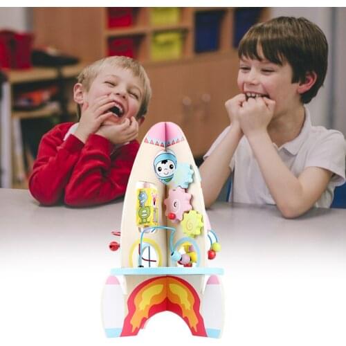 Montessori Toy Kids Rocket Toy Education Bead Kid Educational Toy Holiday Gifts