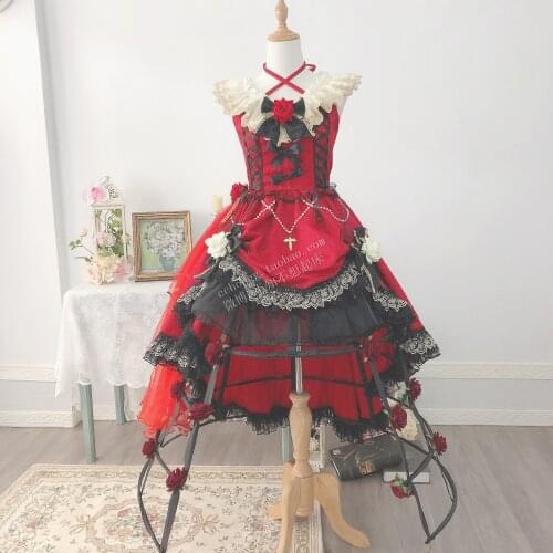 Game Touhou Project Flandre Scarlet Cospaly Costume Amine Suit Sizes S-XXL 2021 New Custom-made