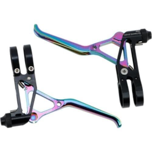 Litepro Bicycle Brake Lever Ultimate Extralites Top Ultra-Light 60g Line Brake Handle CNC black sliver red red color