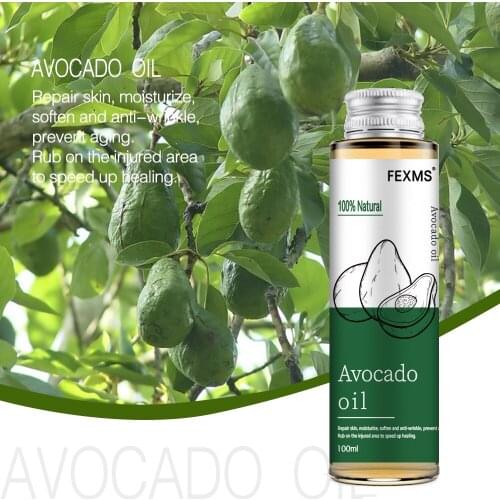 Avocado Oil For Hair and Skin - 100% Pure and Natural For Skin Care Massage Hair Care And Carrier Oil To Dilute Essential Oils
