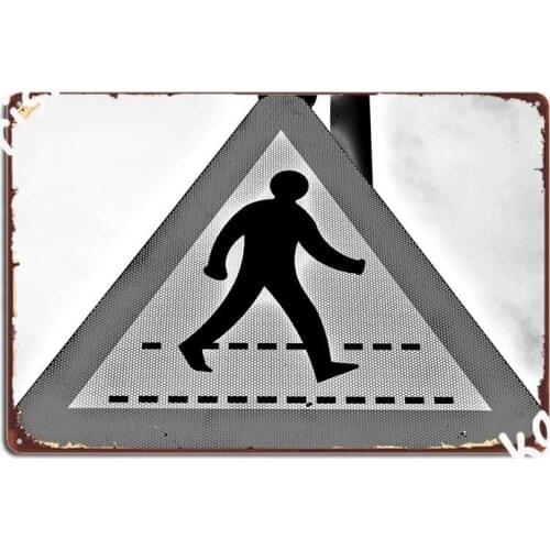 Crossroad Metal Plaque Poster Kitchen Cinema Living Room Design Plaques Tin Sign Posters