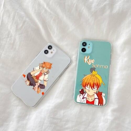 Fruits Basket Kyo Sohma anime Phone Case Transparent soft For iphone 5 5s 5c se 6 6s 7 8 11 12 plus mini x xs xr pro max
