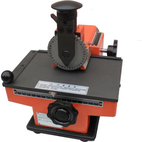 Semi-automatic Manual Marking Machine YL-360 Sign Nameplate Coding Machine Equipment Parameter Label Printer YZ