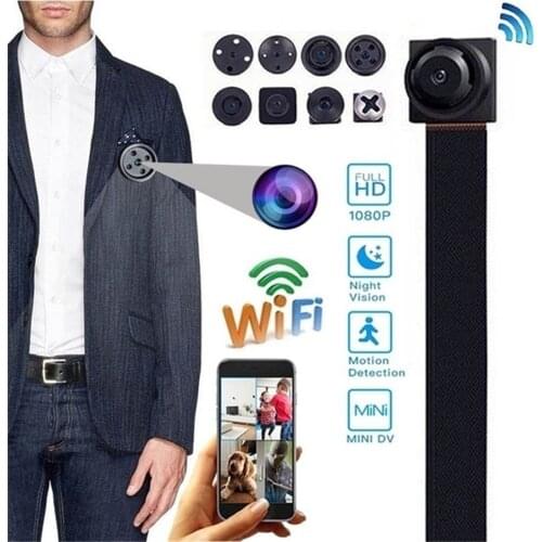 DIY Portable Mini WIFI 1080P HD Mini Camera Wireless DV DVR NVR-Nanny Micro webcam Camcorder Video Recorder Mini Camcorders#g3