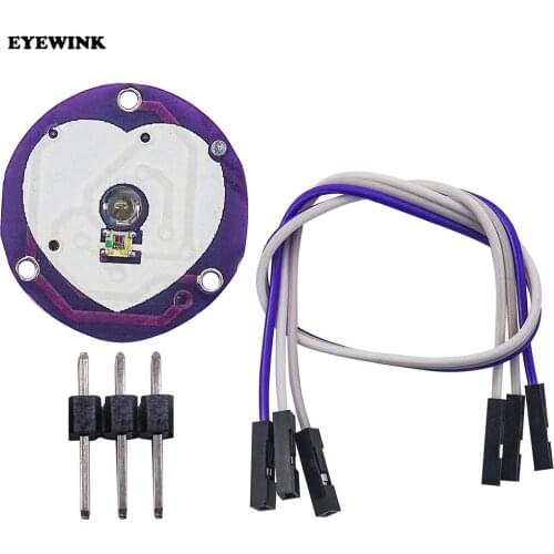 1pcs pulsesensor pulse heart rate sensor open source hardware development pulse sensor