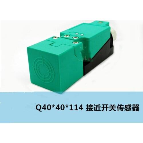 Q40 Inductive 40mm Two-wire DC AC 24V220V Square Metal Proximity Connector