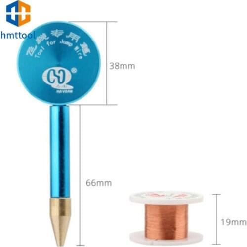 Chip Jump Wire Pen for 0.01mm/0.02mm PCB Link Box Welding Soldering Repair Tool