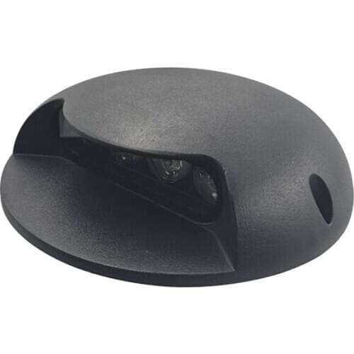 Roundness Buried Light RGB Waterproof Tall Building Decrative 85-265Vac/12VDC IP65 Corner 2W /3W/4W Outdoor Wall Lamps