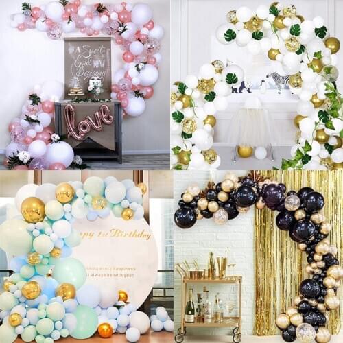 Macaron Balloon Arch Kit Baby Shower Wedding Party Decoration Boy Girl Pink Balloon Garland First Birthday Balloons Blue Set