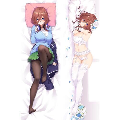 Japanese Anime The Quintessential Quintuplets Pillowcase Hugging Body Pillow Case Cartoon Pillow Cases Throw Dakimakura Cover