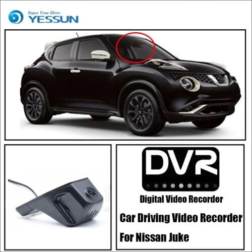YESSUN For Nissan Juke Car Front Dash Camera CAM For iPhone Android APP Control Function / DVR Driving Video Recorder