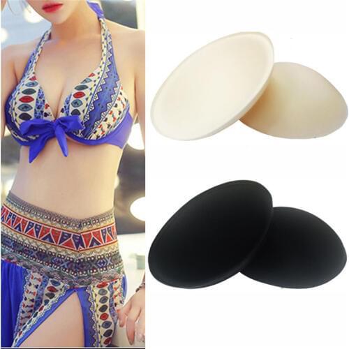 1 Pair Practical Summer Breast Bra Bikini Inserts Chest Pad Women Swimsuit Padding Inserts Sponge Foam Bra Pads Chest Cups Lift