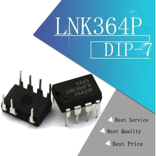 10PCS LNK364 LNK364P LNK364PN DIP-7 LCD power IC chip line 7