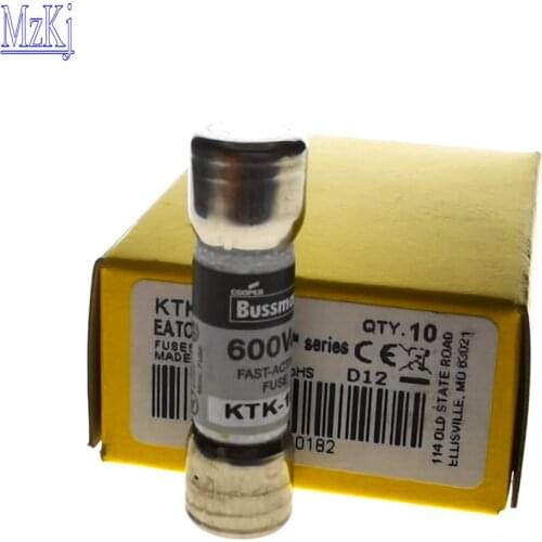 10PCS/LOT KTK Hot New Original BUSSMANN FUSES 600V 1A 2A 3A 4A 5A 6A 7A 8A 10A 12A 15A 20A 25A 30A