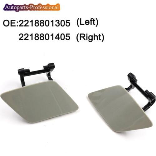 2218801305 2218801405 New Left & Right Headlight Headlamp Wiper Washer Nozzle Cover For Mercedes W221 S350 S500 S63