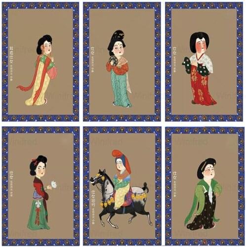 5D Diamond Painting Traditional Chinese Beauty Portrait In Tang Dynasty Diamond Embroidery Home Decor Cross Stitch Diamond Paste