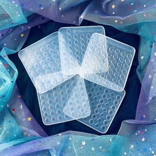 Epoxy Resin Mold Stars Love Heart Candy Cute Mini Fruit Slices Silicone Mould Cookie Biscuit Cake Baking DIY Jewelry Mold