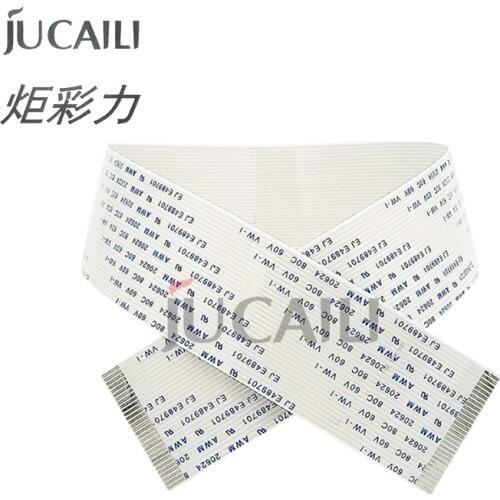 Jucaili 10PCS 30P 400mm A head data cable for Seiko 255/510/1020 printhead for Allwin infiniti printer flat data cable 30pin